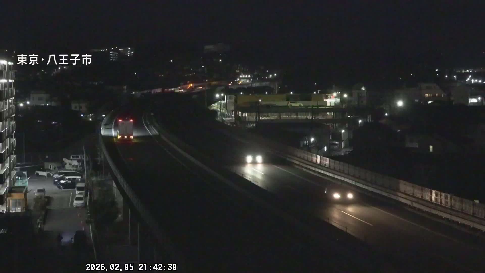 Hachioji City & Chuo Expressway ( 八王子市・中央自動車道 ) Live Cam - Kanoyamachi, Hachioji, Tokyo, Kantō, Honshu, Japan
