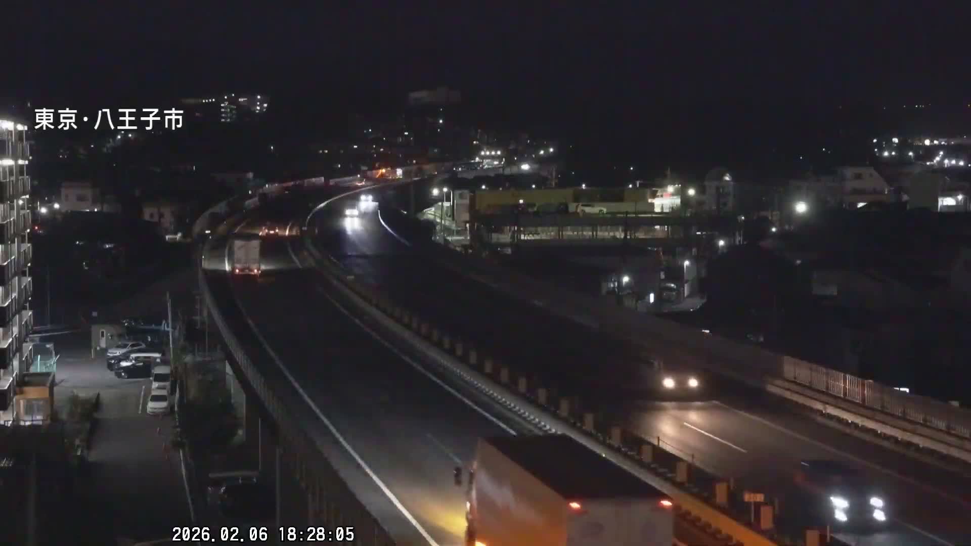 Hachioji City & Chuo Expressway ( 八王子市・中央自動車道 ) Live Cam - Kanoyamachi, Hachioji, Tokyo, Kantō, Honshu, Japan
