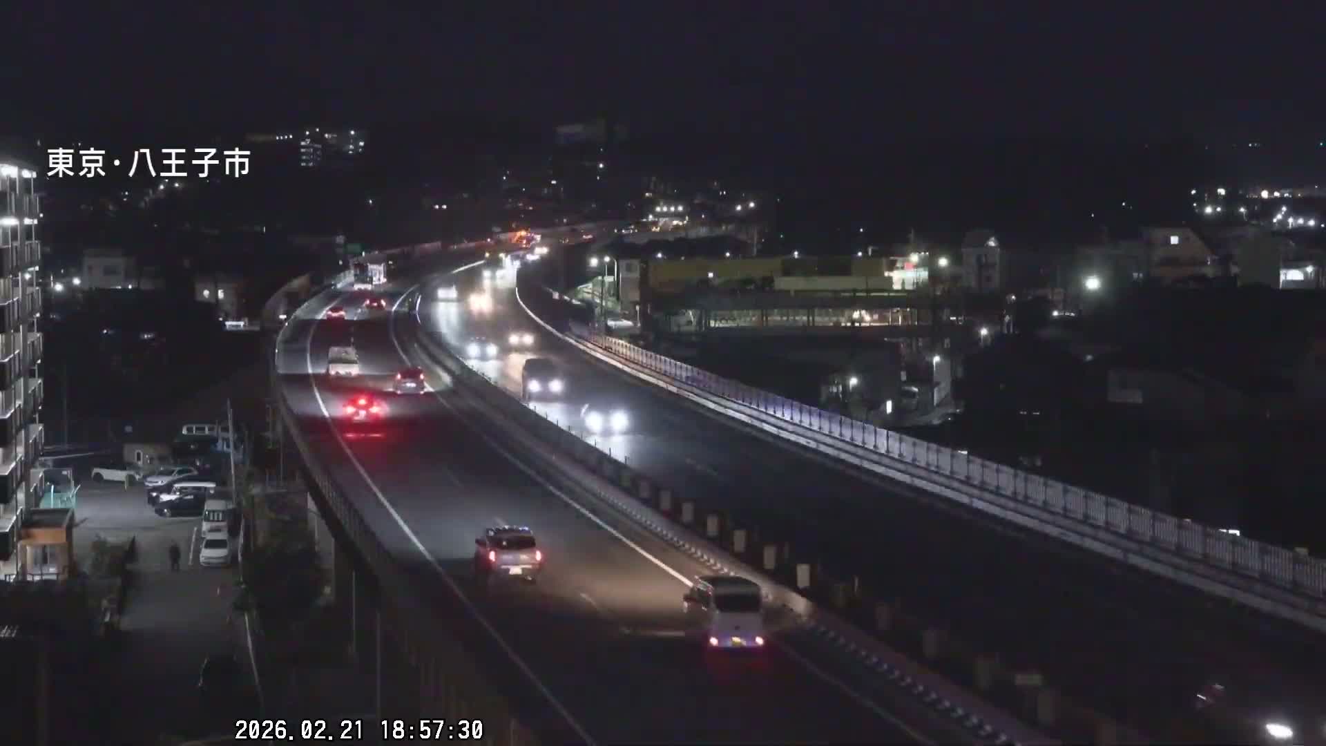 Hachioji City & Chuo Expressway ( 八王子市・中央自動車道 ) Live Cam - Kanoyamachi, Hachioji, Tokyo, Kantō, Honshu, Japan