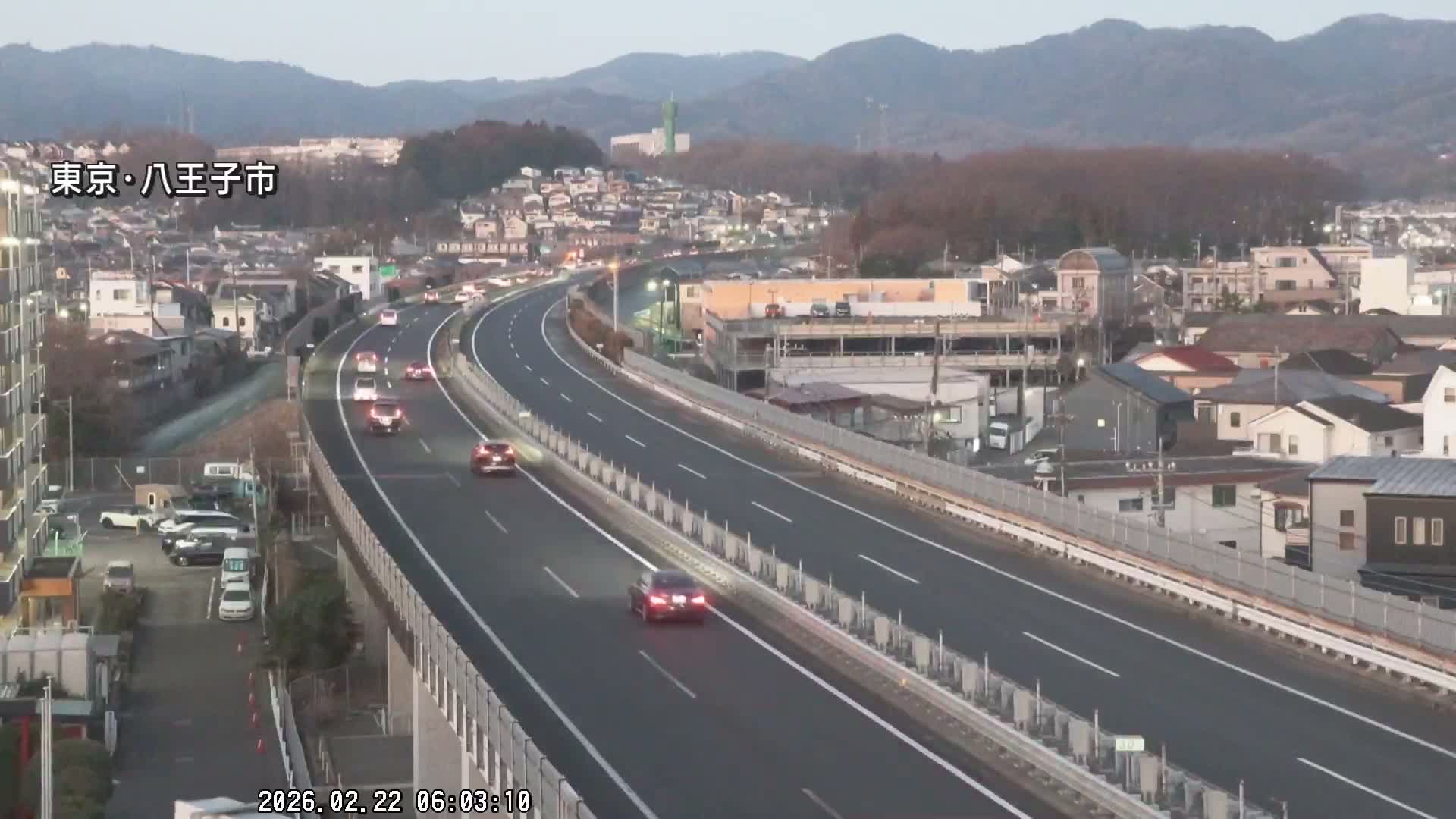 Hachioji City & Chuo Expressway ( 八王子市・中央自動車道 ) Live Cam - Kanoyamachi, Hachioji, Tokyo, Kantō, Honshu, Japan
