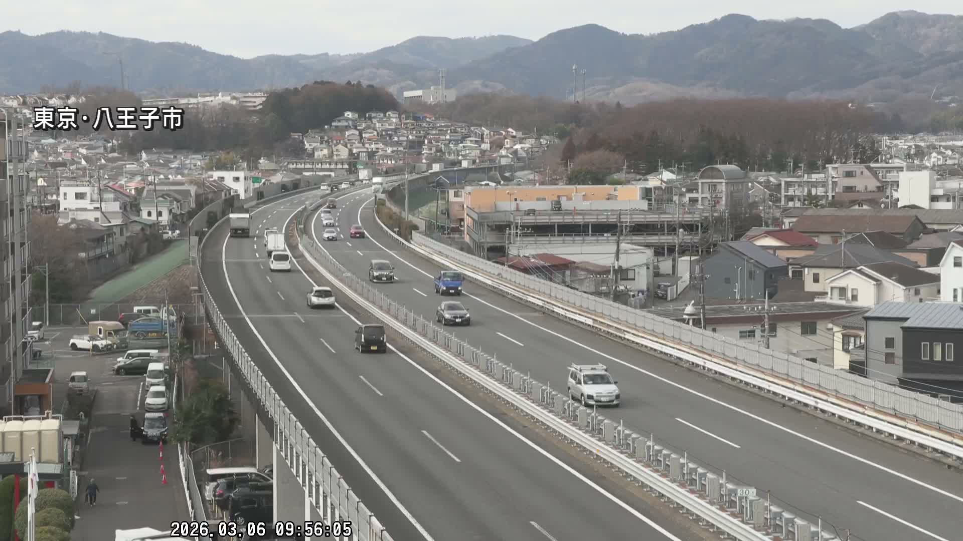 Hachioji City & Chuo Expressway ( 八王子市・中央自動車道 ) Live Cam - Kanoyamachi, Hachioji, Tokyo, Kantō, Honshu, Japan