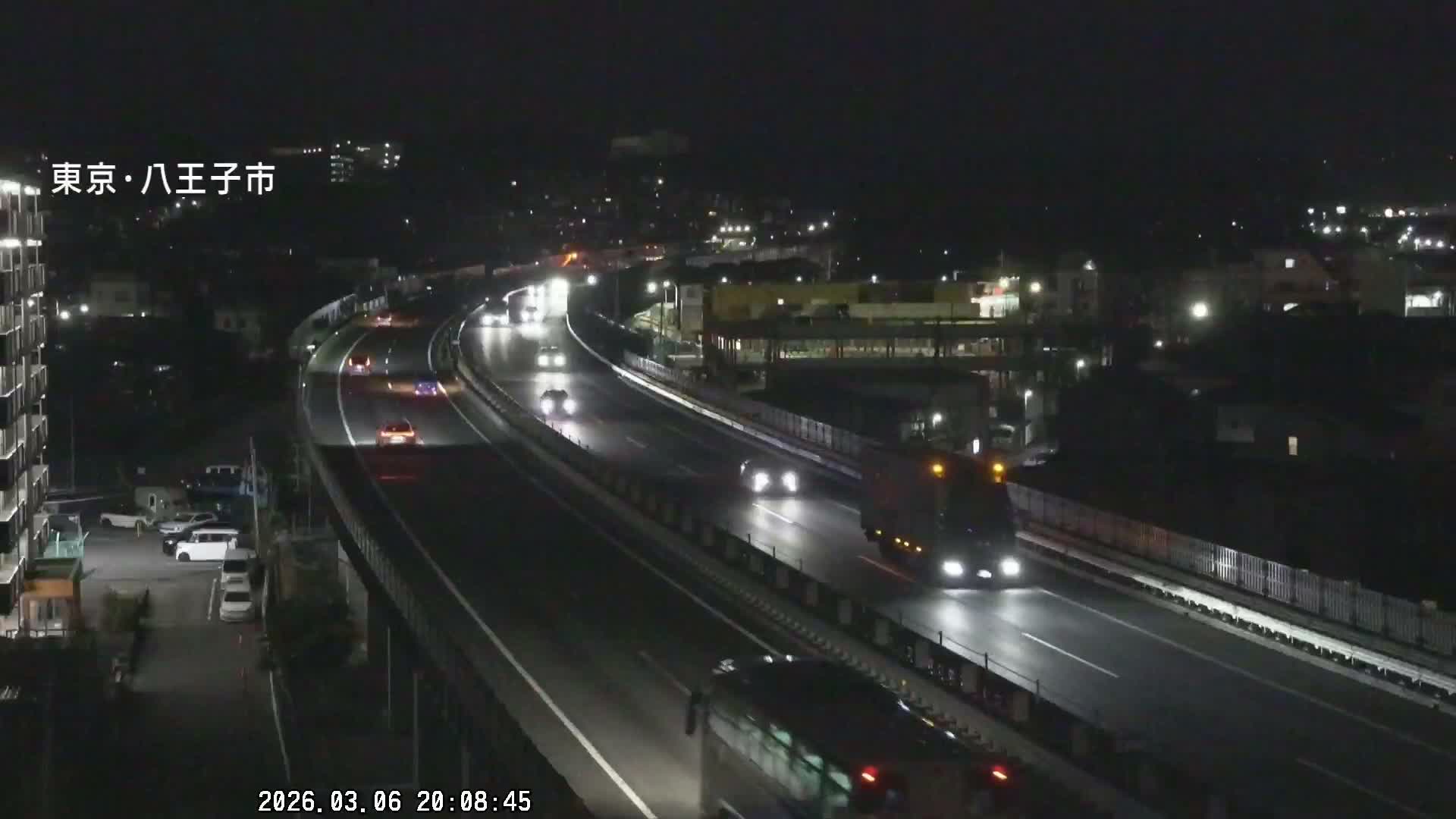 Hachioji City & Chuo Expressway ( 八王子市・中央自動車道 ) Live Cam - Kanoyamachi, Hachioji, Tokyo, Kantō, Honshu, Japan