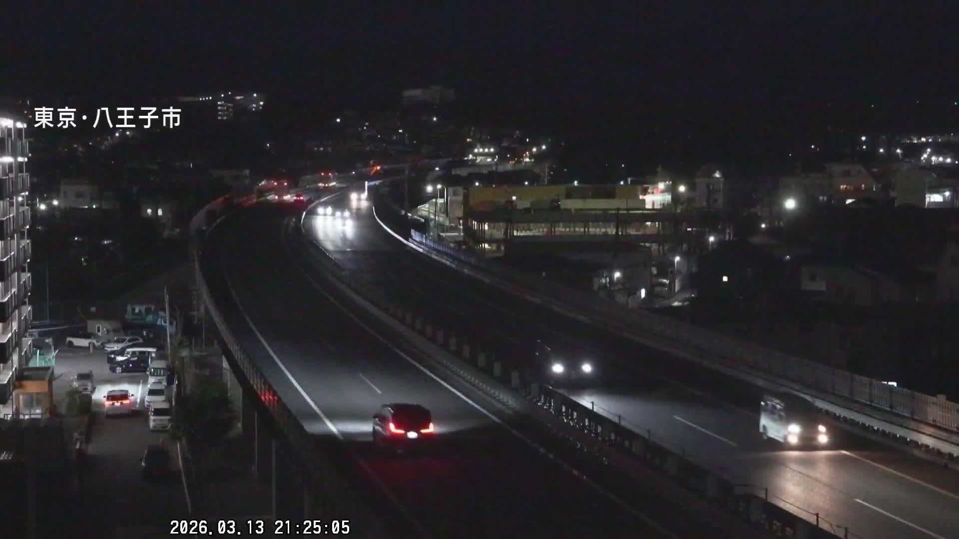 Hachioji City & Chuo Expressway ( 八王子市・中央自動車道 ) Live Cam - Kanoyamachi, Hachioji, Tokyo, Kantō, Honshu, Japan
