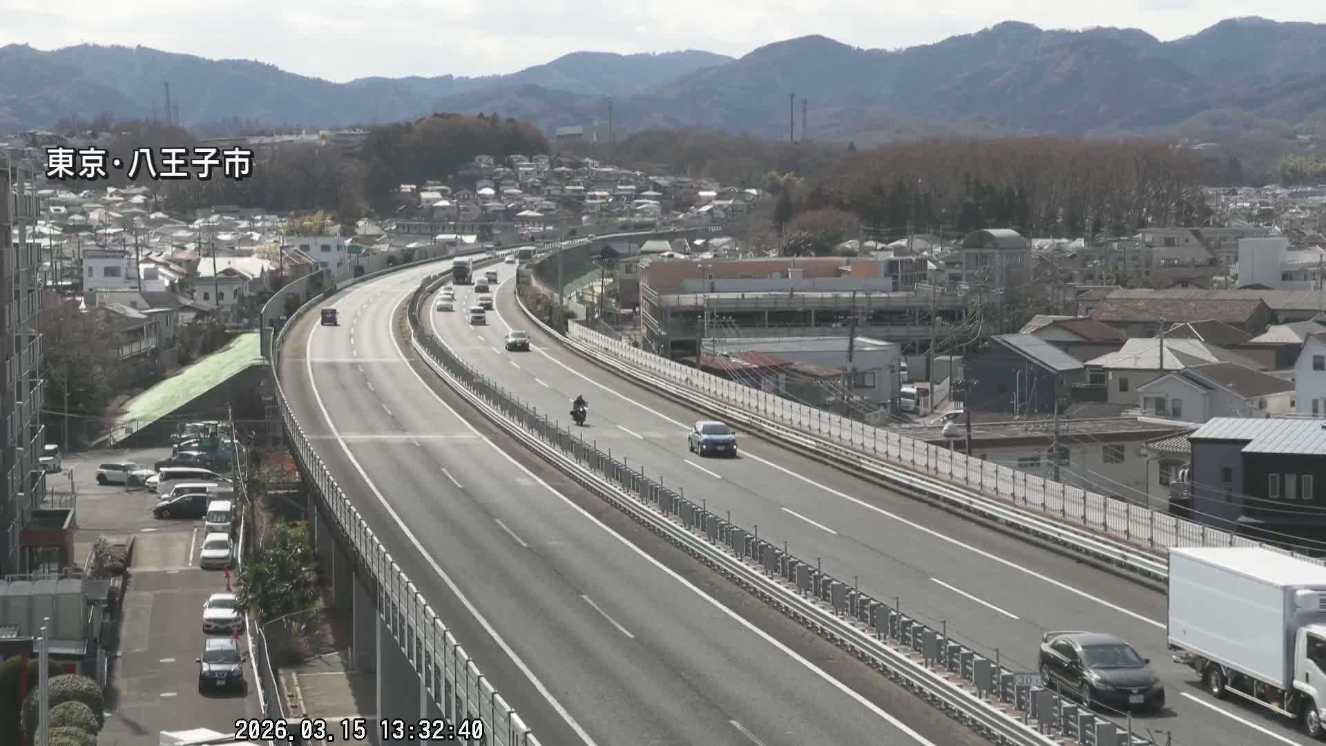 Hachioji City & Chuo Expressway ( 八王子市・中央自動車道 ) Live Cam - Kanoyamachi, Hachioji, Tokyo, Kantō, Honshu, Japan