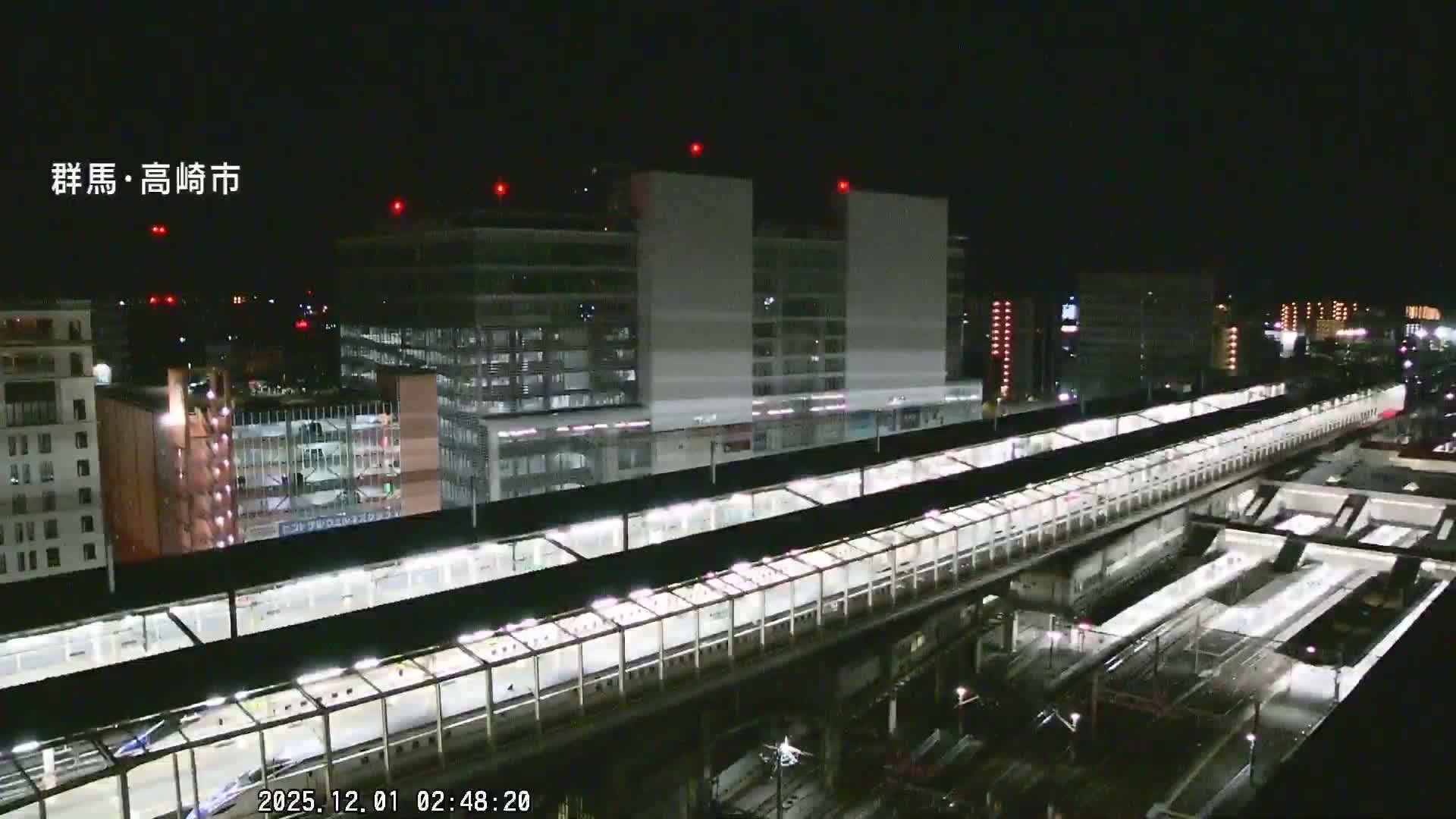 Gunma, Takasaki City Skyline & Akagi Volcano View from Takasaki Railway Station ( 群馬県、高崎市のスカイラインと赤城山の高崎駅からの眺め )   Live Cam - Yashimacho, Takasaki Shi, Gunma, Kantō, Honshu, Japan
