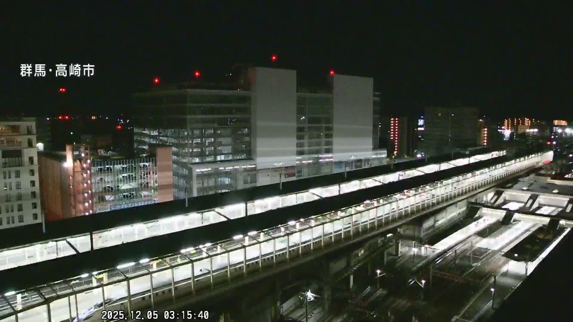 Gunma, Takasaki City Skyline & Akagi Volcano View from Takasaki Railway Station ( 群馬県、高崎市のスカイラインと赤城山の高崎駅からの眺め )   Live Cam - Yashimacho, Takasaki Shi, Gunma, Kantō, Honshu, Japan