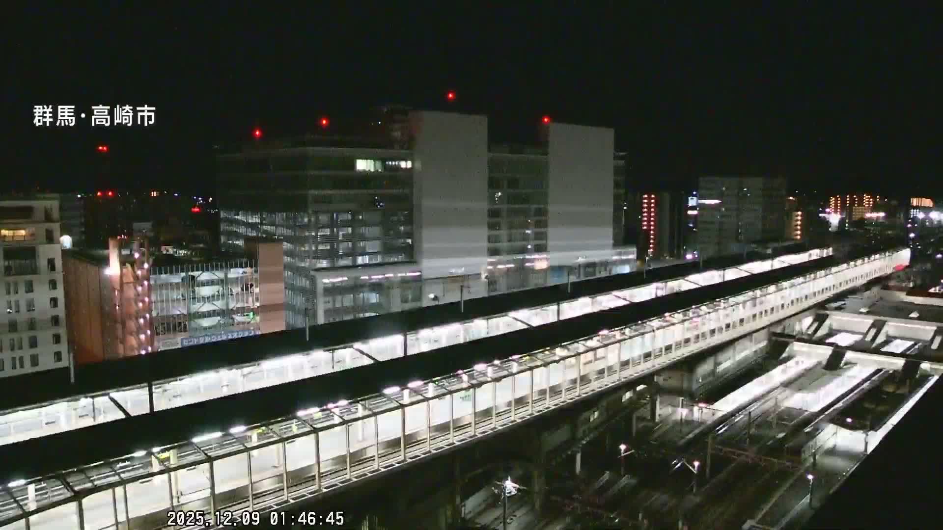 Gunma, Takasaki City Skyline & Akagi Volcano View from Takasaki Railway Station ( 群馬県、高崎市のスカイラインと赤城山の高崎駅からの眺め )   Live Cam - Yashimacho, Takasaki Shi, Gunma, Kantō, Honshu, Japan
