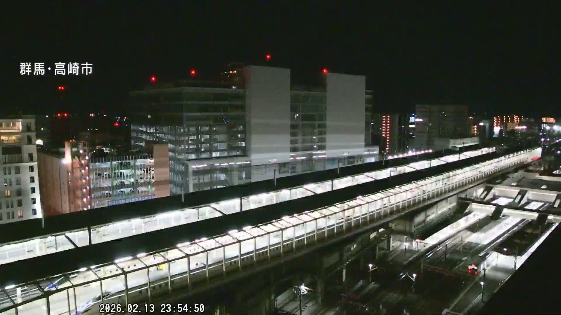 Gunma, Takasaki City Skyline & Akagi Volcano View from Takasaki Railway Station ( 群馬県、高崎市のスカイラインと赤城山の高崎駅からの眺め )   Live Cam - Yashimacho, Takasaki Shi, Gunma, Kantō, Honshu, Japan
