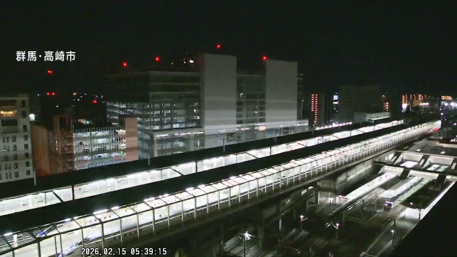 Gunma, Takasaki City Skyline & Akagi Volcano View from Takasaki Railway Station ( 群馬県、高崎市のスカイラインと赤城山の高崎駅からの眺め )   Live Cam - Yashimacho, Takasaki Shi, Gunma, Kantō, Honshu, Japan