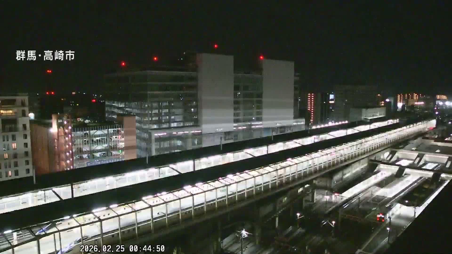 Gunma, Takasaki City Skyline & Akagi Volcano View from Takasaki Railway Station ( 群馬県、高崎市のスカイラインと赤城山の高崎駅からの眺め )   Live Cam - Yashimacho, Takasaki Shi, Gunma, Kantō, Honshu, Japan
