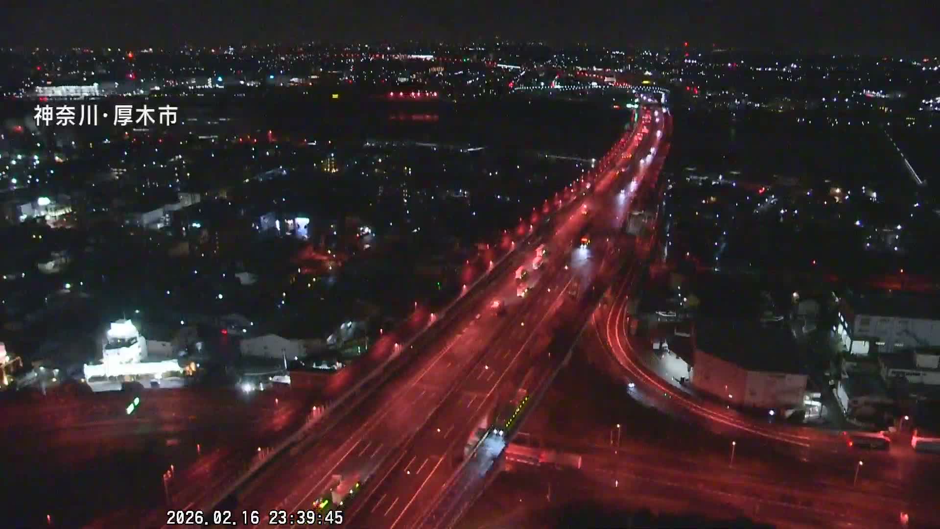 Kanagawa, Atsugi & Ebina City Skyline & Tomei Expressway Atsugi Interchange & Sagami River ( 神奈川・厚木・海老名シティスカイライン＆東名高速道路厚木IC ) Live Cam - Okata, Atsugi Shi, Kanagawa, Kantō, Honshu, Japan