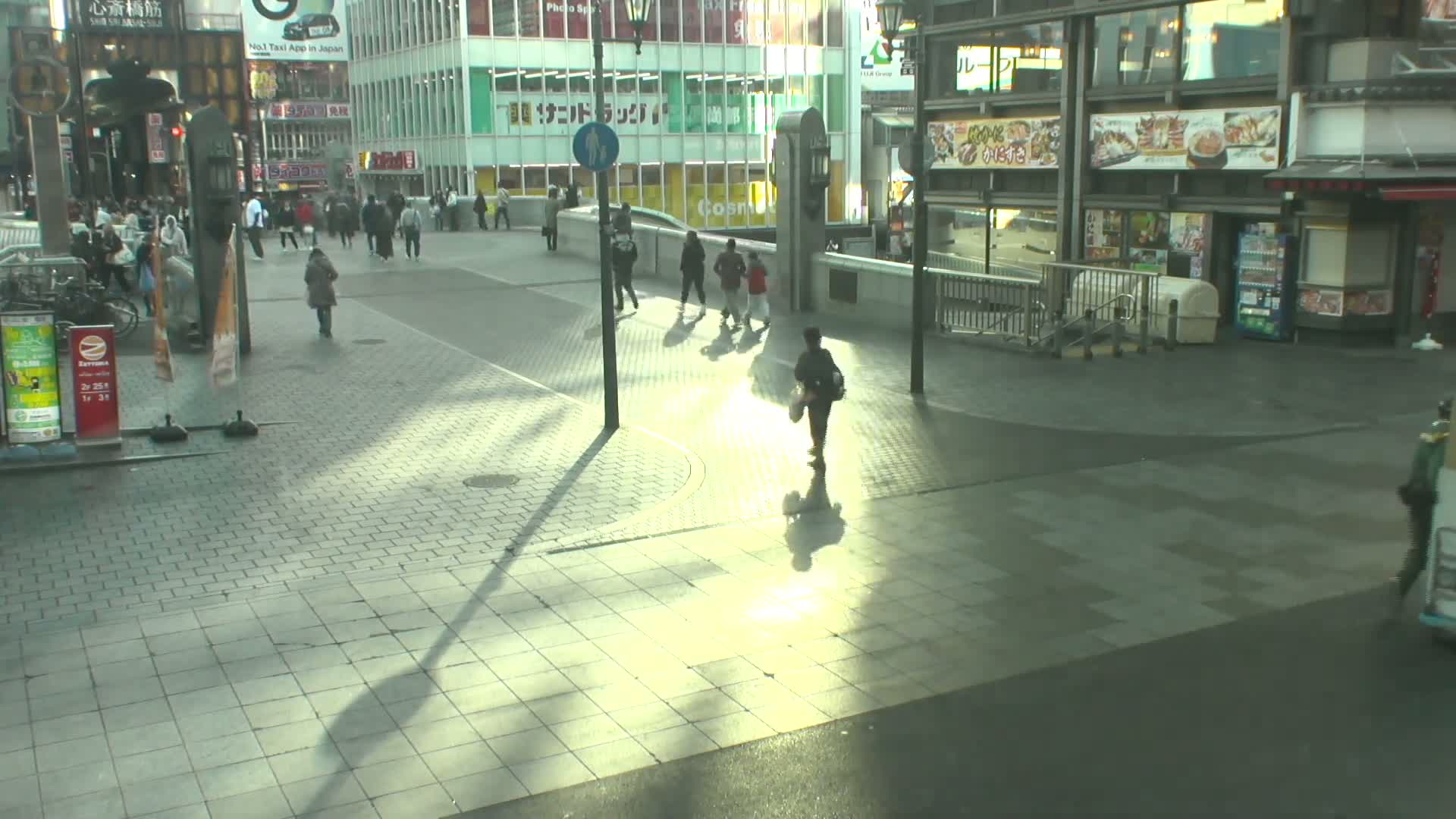 Osaka,  Dotonbori Ebisu Bridge Live Cam -  1 Chome Dotonbori, Chuo Ward ,Osaka, Kansai, Honshu, Japan
