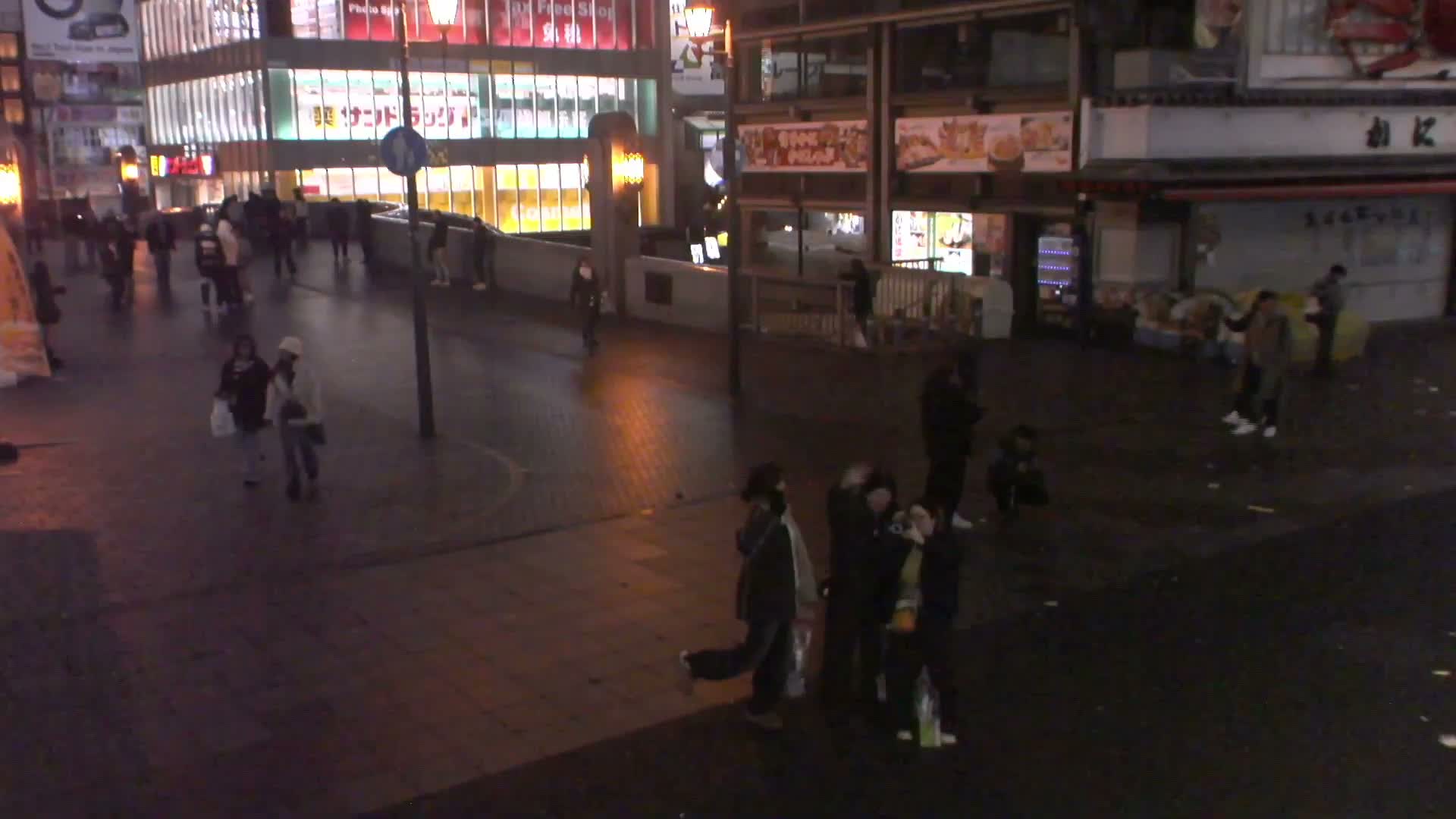 Osaka,  Dotonbori Ebisu Bridge Live Cam -  1 Chome Dotonbori, Chuo Ward ,Osaka, Kansai, Honshu, Japan