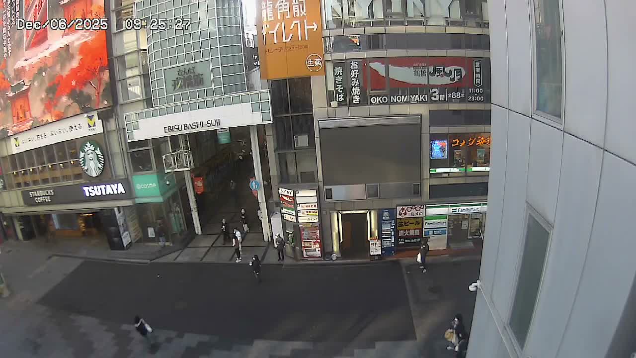 Osaka, Chuo Ward , Dotonbori, Ebisu Bashi - Suji Shopping Street Live Cam - 5-8 Chome,  Dotonbori, Chuo Ward ,Osaka, Kansai, Honshu, Japan