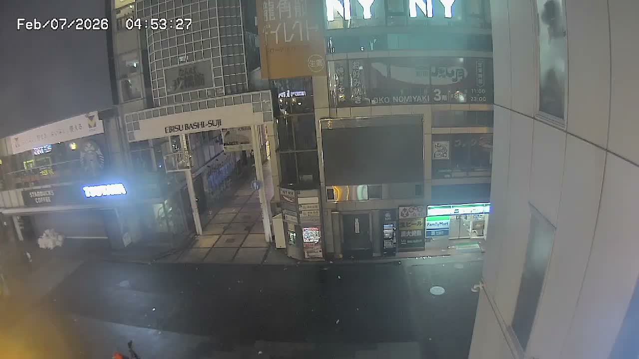Osaka, Chuo Ward , Dotonbori, Ebisu Bashi - Suji Shopping Street Live Cam - 5-8 Chome,  Dotonbori, Chuo Ward ,Osaka, Kansai, Honshu, Japan