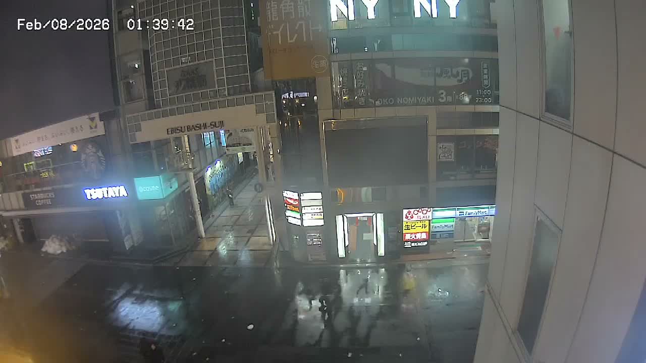 Osaka, Chuo Ward , Dotonbori, Ebisu Bashi - Suji Shopping Street Live Cam - 5-8 Chome,  Dotonbori, Chuo Ward ,Osaka, Kansai, Honshu, Japan