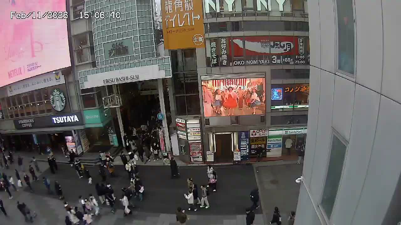 Osaka, Chuo Ward , Dotonbori, Ebisu Bashi - Suji Shopping Street Live Cam - 5-8 Chome,  Dotonbori, Chuo Ward ,Osaka, Kansai, Honshu, Japan