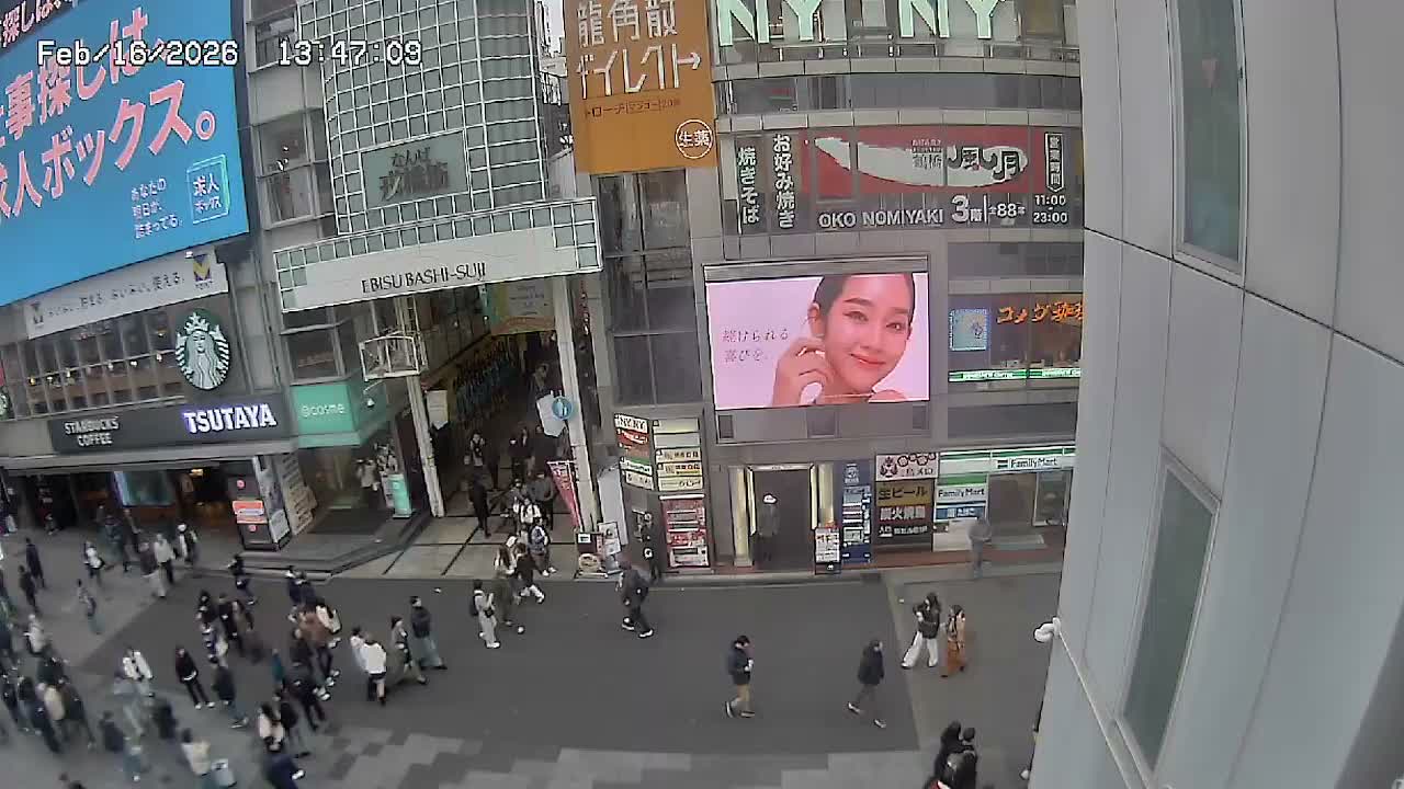 Osaka, Chuo Ward , Dotonbori, Ebisu Bashi - Suji Shopping Street Live Cam - 5-8 Chome,  Dotonbori, Chuo Ward ,Osaka, Kansai, Honshu, Japan
