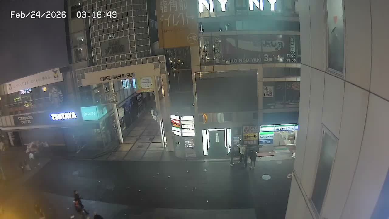 Osaka, Chuo Ward , Dotonbori, Ebisu Bashi - Suji Shopping Street Live Cam - 5-8 Chome,  Dotonbori, Chuo Ward ,Osaka, Kansai, Honshu, Japan