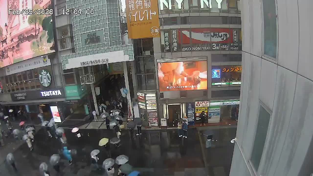 Osaka, Chuo Ward , Dotonbori, Ebisu Bashi - Suji Shopping Street Live Cam - 5-8 Chome,  Dotonbori, Chuo Ward ,Osaka, Kansai, Honshu, Japan