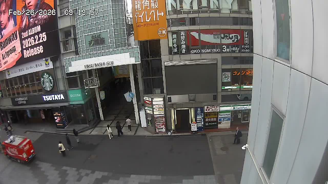 Osaka, Chuo Ward , Dotonbori, Ebisu Bashi - Suji Shopping Street Live Cam - 5-8 Chome,  Dotonbori, Chuo Ward ,Osaka, Kansai, Honshu, Japan