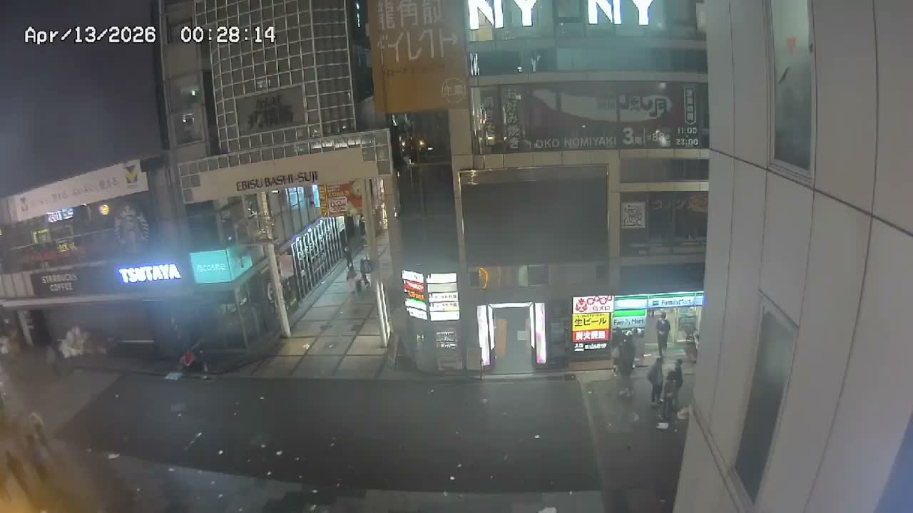 Osaka, Chuo Ward , Dotonbori, Ebisu Bashi - Suji Shopping Street Live Cam - 5-8 Chome,  Dotonbori, Chuo Ward ,Osaka, Kansai, Honshu, Japan