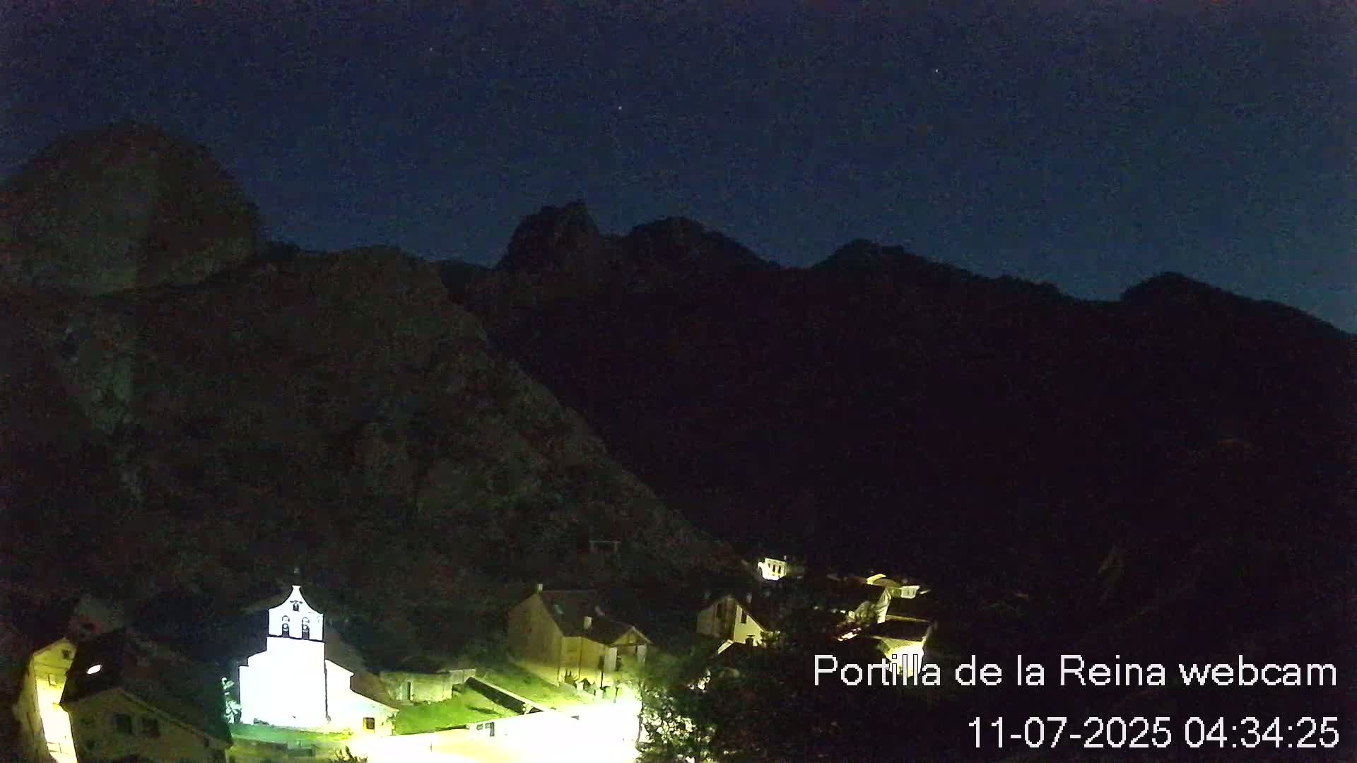 Picos de Europa National Park from Portilla de la Reina Village Live Cam - León, Castila&Leon, Spain
