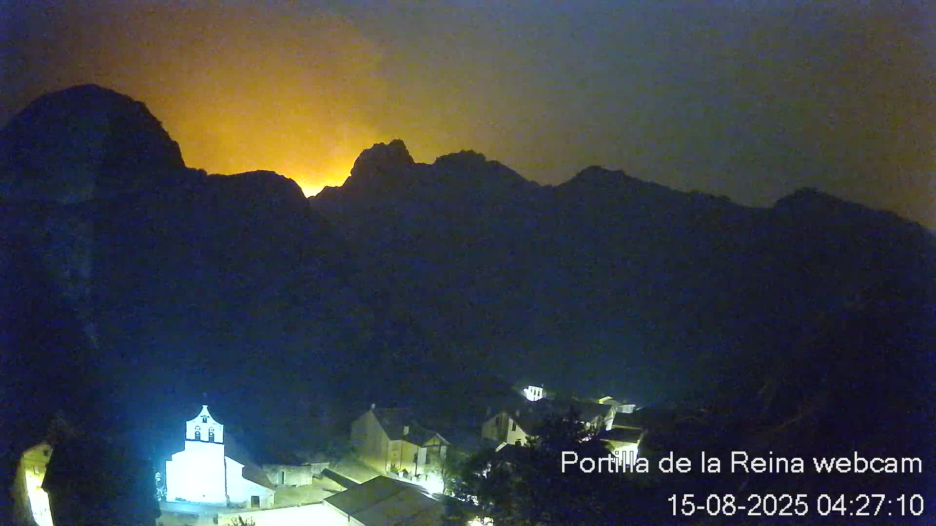 Picos de Europa National Park from Portilla de la Reina Village Live Cam - León, Castila&Leon, Spain