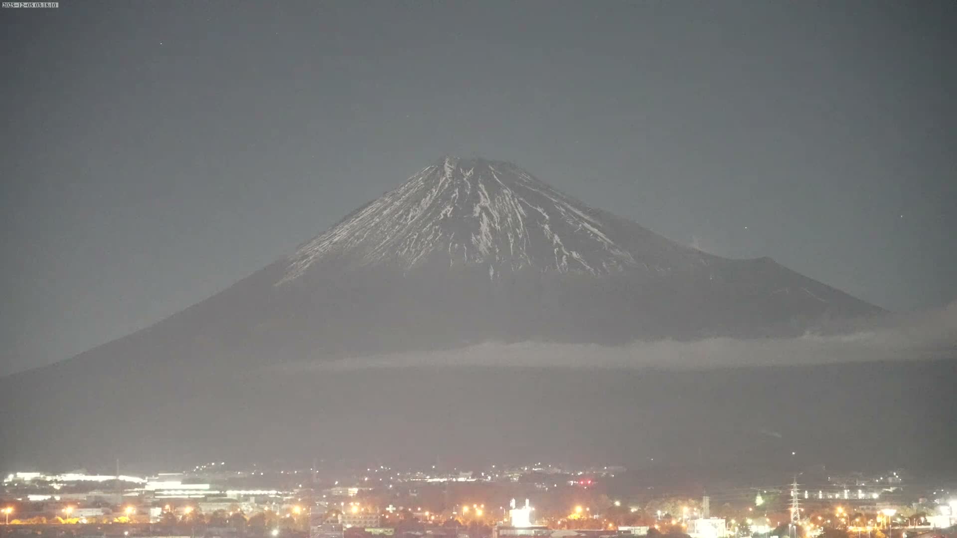  Mount Fuji &  Fujinomiya City ( 富士山と富士宮市 ) Live Cam - Kitayama, Fujinomiya, Shizuoka, Chūbu (Tōkai),  Honshu, Japan