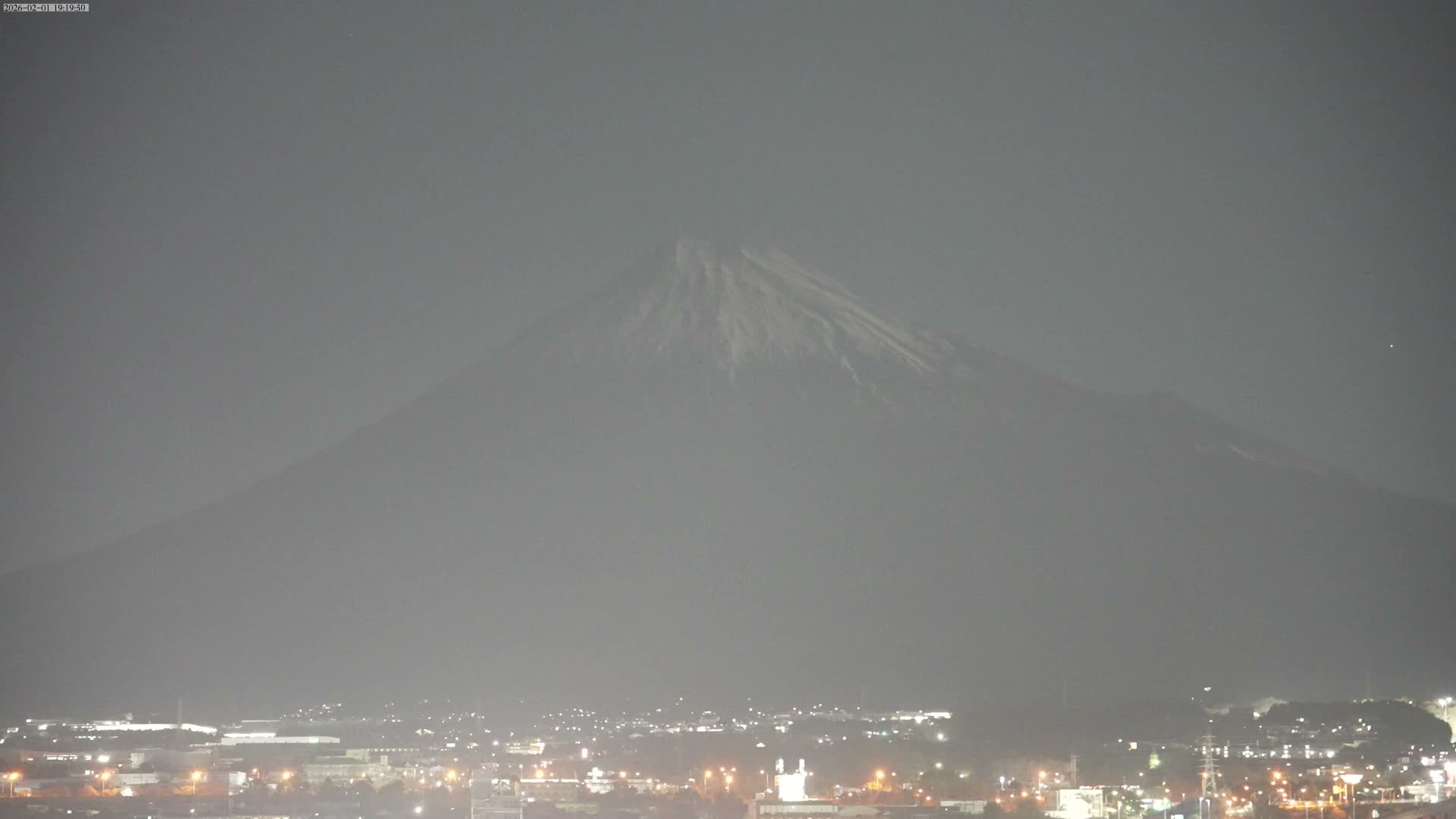 Mount Fuji &  Fujinomiya City ( 富士山と富士宮市 ) Live Cam - Kitayama, Fujinomiya, Shizuoka, Chūbu (Tōkai),  Honshu, Japan