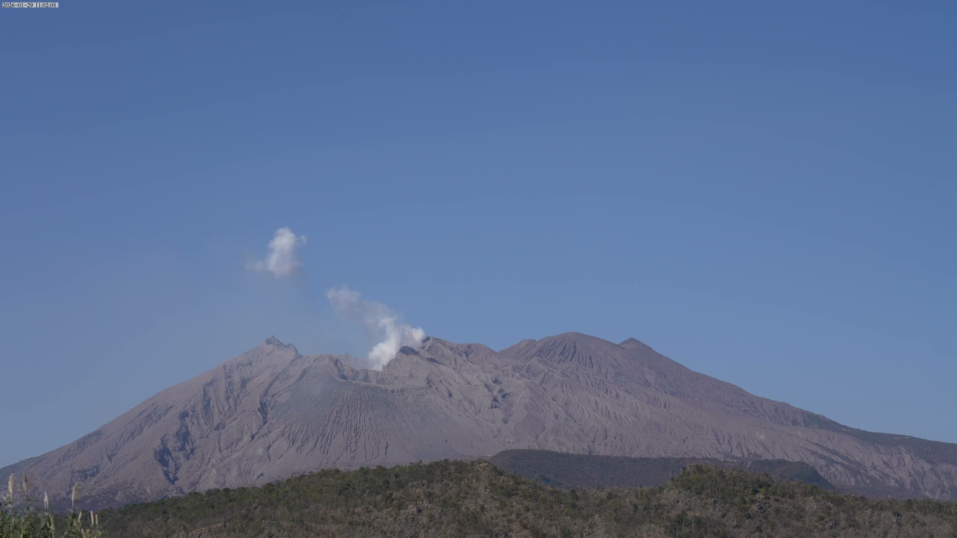 Kagoshima, Sakurajima Living Volcano ( 鹿児島・桜島 生きた火山 ) Live Cam - Kurokamicho, Kagoshima, Kagoshima Prefecture, Kyushu, Japan