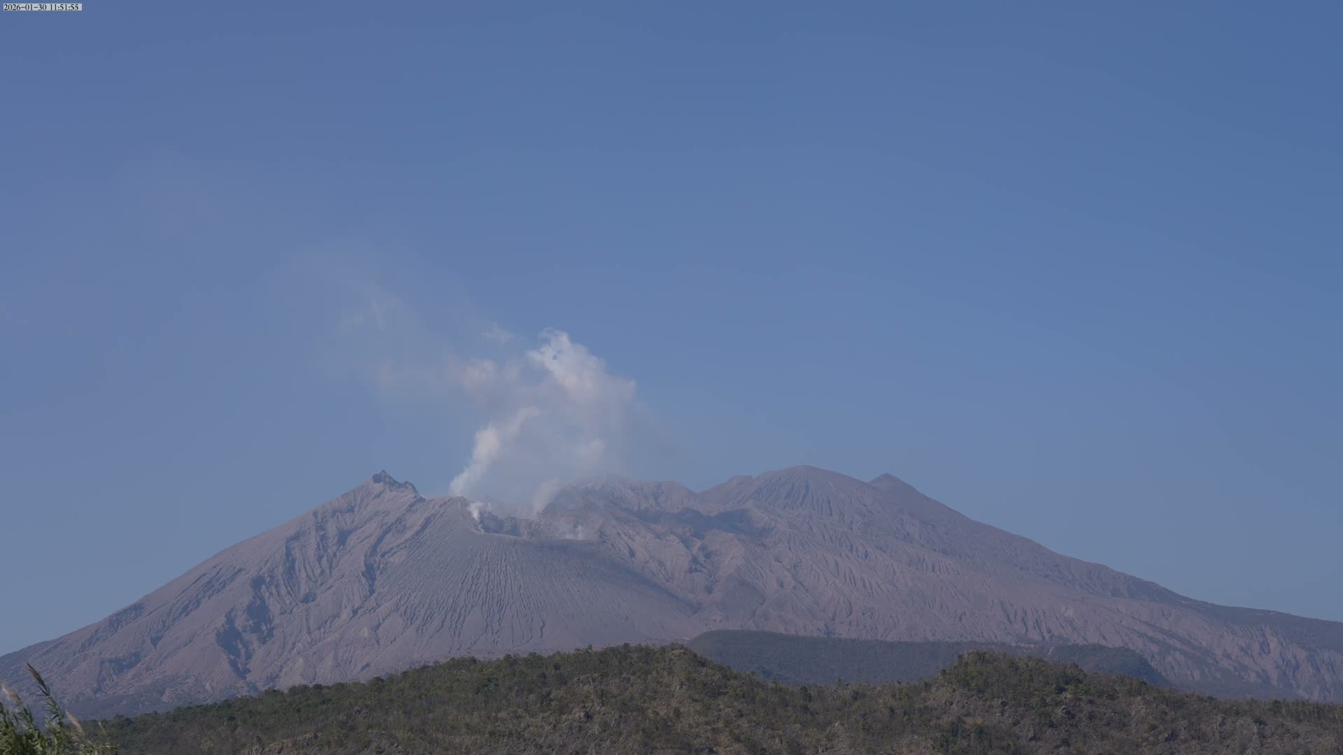 Kagoshima, Sakurajima Living Volcano ( 鹿児島・桜島 生きた火山 ) Live Cam - Kurokamicho, Kagoshima, Kagoshima Prefecture, Kyushu, Japan