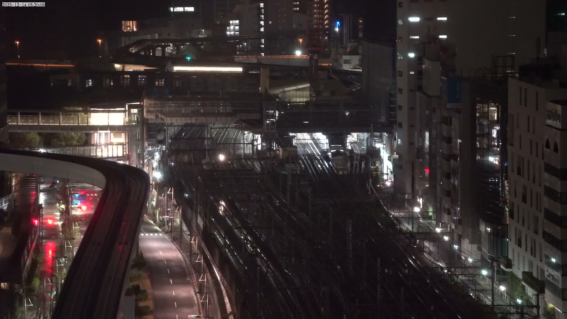 Tokyo, Hamamatsucho  Railway Station & Hamamatsucho Neighborhood ( 東京、浜松町駅と浜松町周辺 ) Live Cam - Hamamatsucho, Minato-ku, Tokyo, Kantō, Honshu, Japan