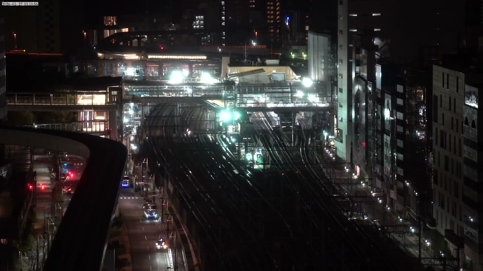 Tokyo, Hamamatsucho  Railway Station & Hamamatsucho Neighborhood ( 東京、浜松町駅と浜松町周辺 ) Live Cam - Hamamatsucho, Minato-ku, Tokyo, Kantō, Honshu, Japan