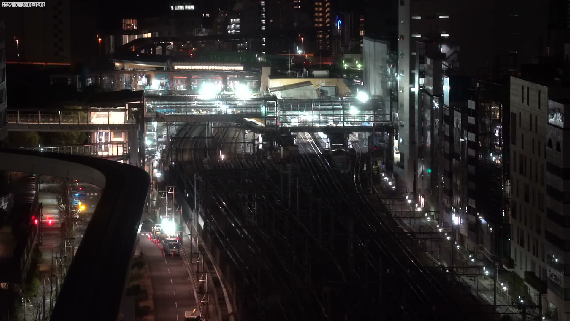 Tokyo, Hamamatsucho  Railway Station & Hamamatsucho Neighborhood ( 東京、浜松町駅と浜松町周辺 ) Live Cam - Hamamatsucho, Minato-ku, Tokyo, Kantō, Honshu, Japan