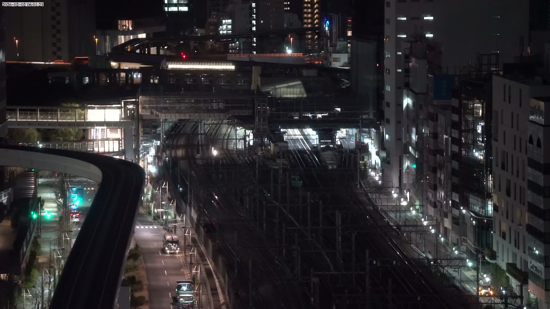 Tokyo, Hamamatsucho  Railway Station & Hamamatsucho Neighborhood ( 東京、浜松町駅と浜松町周辺 ) Live Cam - Hamamatsucho, Minato-ku, Tokyo, Kantō, Honshu, Japan