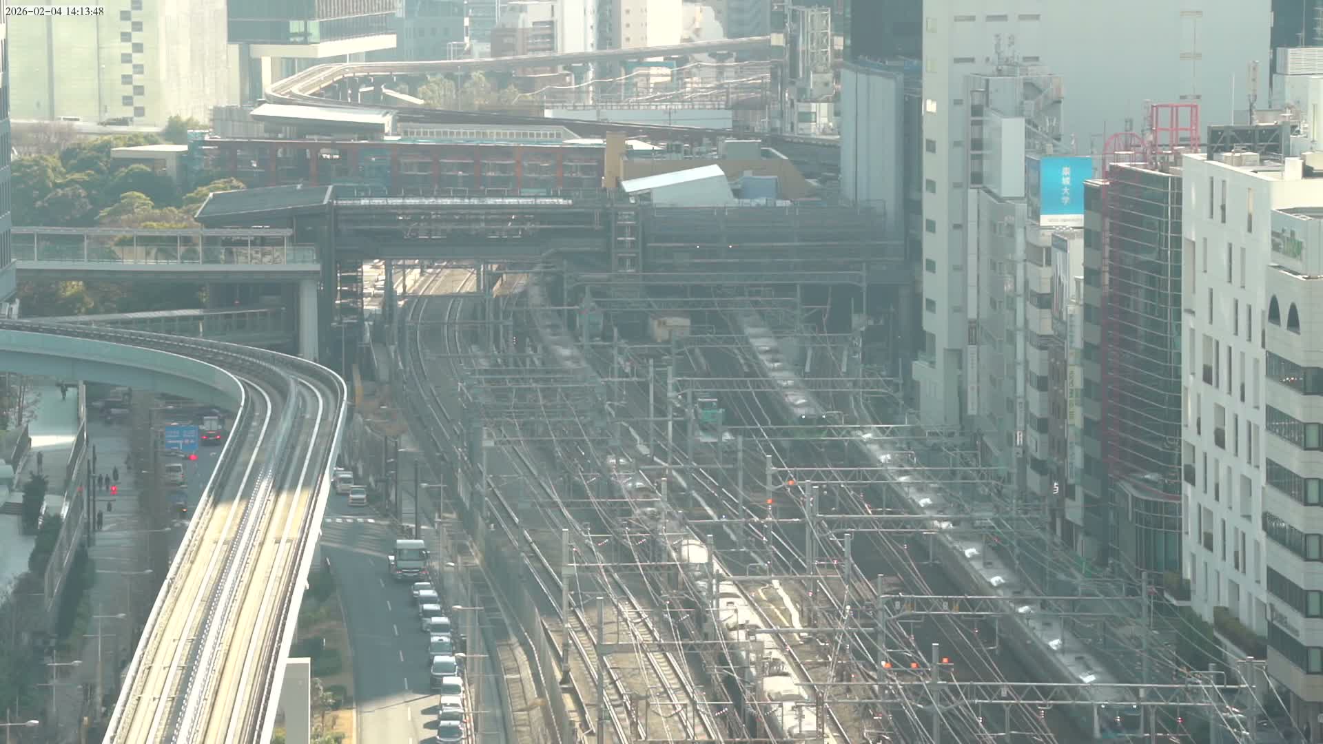 Tokyo, Hamamatsucho  Railway Station & Hamamatsucho Neighborhood ( 東京、浜松町駅と浜松町周辺 ) Live Cam - Hamamatsucho, Minato-ku, Tokyo, Kantō, Honshu, Japan