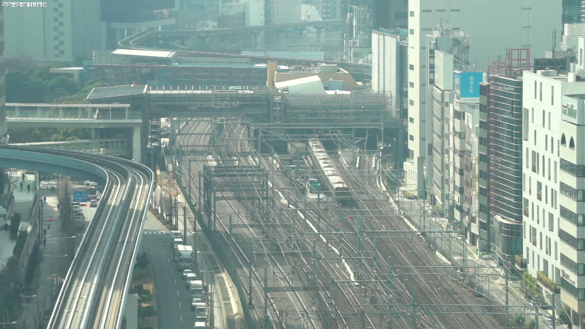 Tokyo, Hamamatsucho  Railway Station & Hamamatsucho Neighborhood ( 東京、浜松町駅と浜松町周辺 ) Live Cam - Hamamatsucho, Minato-ku, Tokyo, Kantō, Honshu, Japan