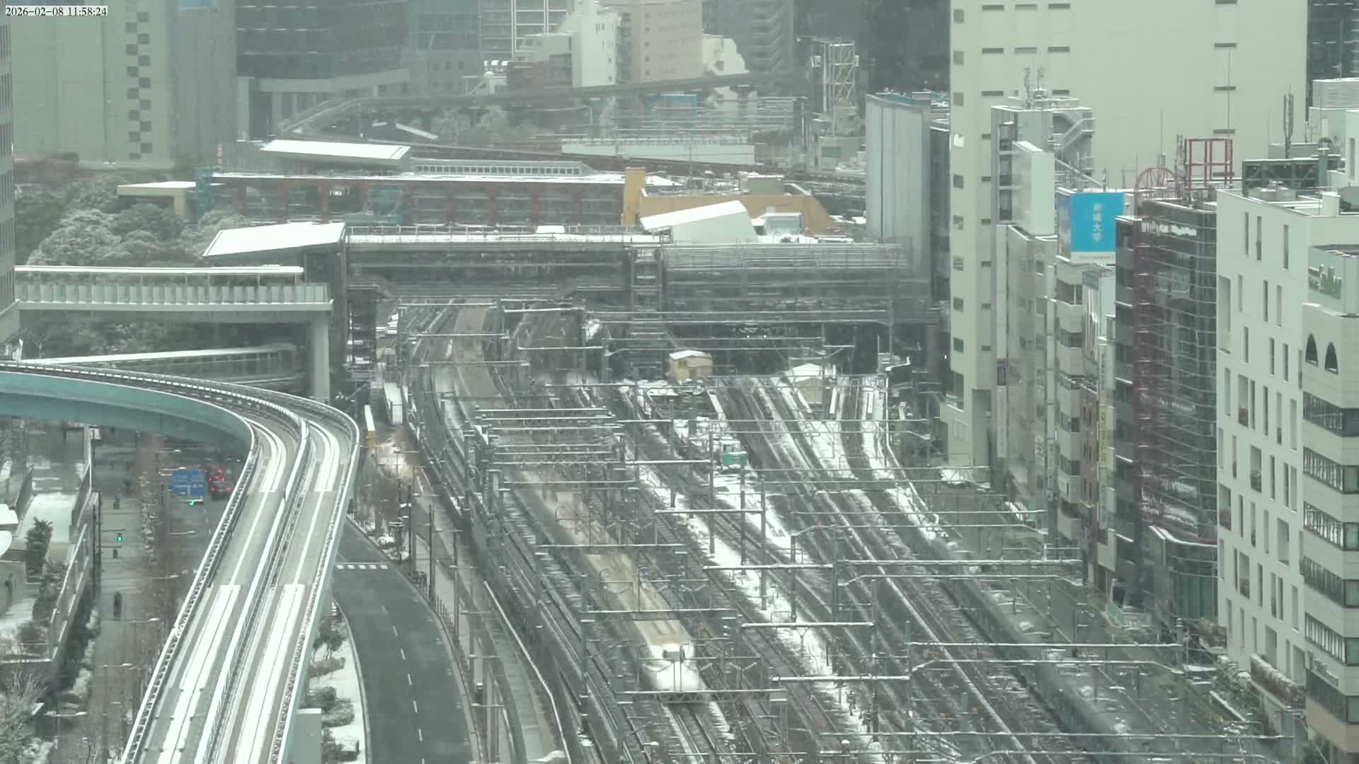 Tokyo, Hamamatsucho  Railway Station & Hamamatsucho Neighborhood ( 東京、浜松町駅と浜松町周辺 ) Live Cam - Hamamatsucho, Minato-ku, Tokyo, Kantō, Honshu, Japan