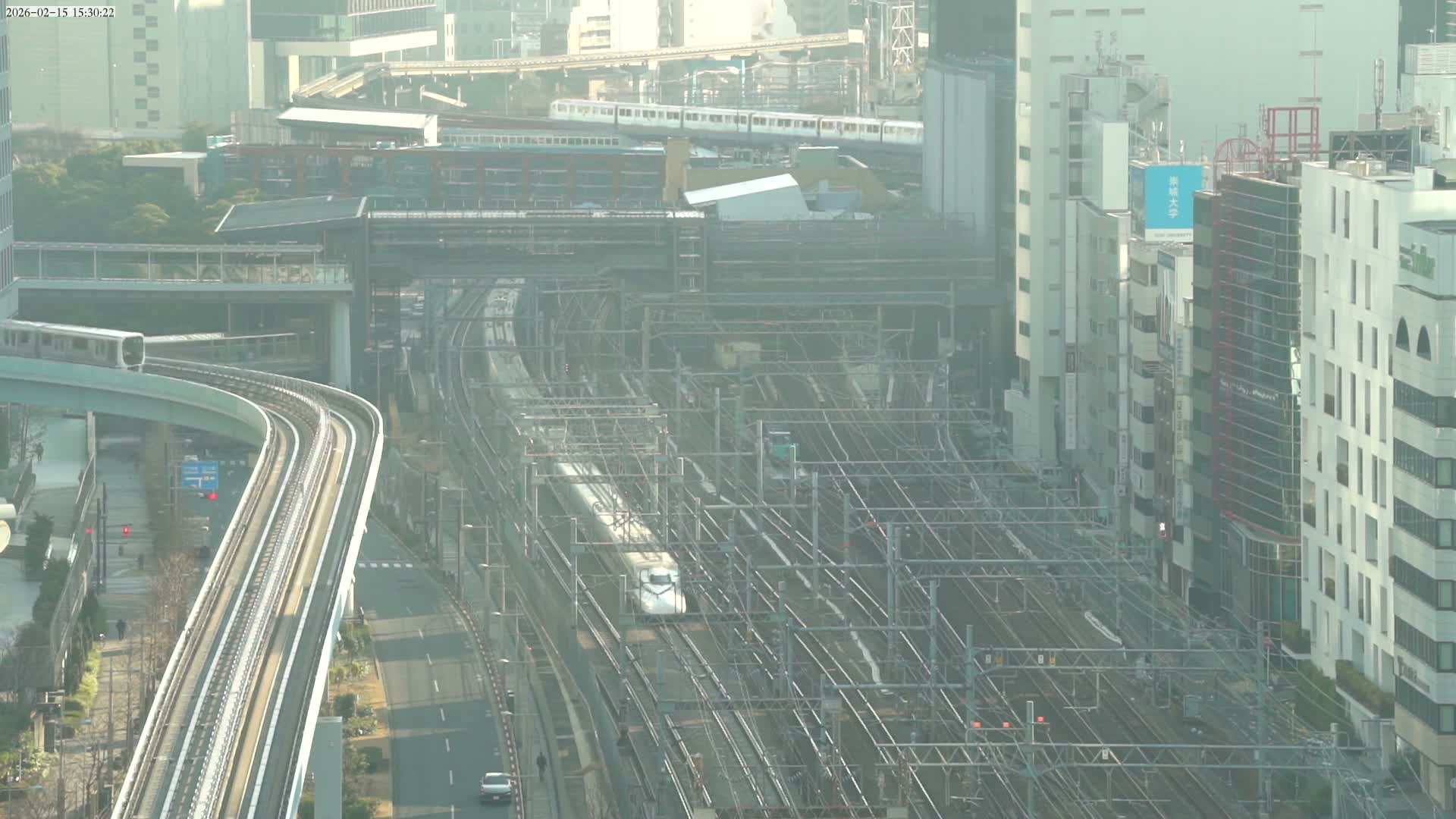 Tokyo, Hamamatsucho  Railway Station & Hamamatsucho Neighborhood ( 東京、浜松町駅と浜松町周辺 ) Live Cam - Hamamatsucho, Minato-ku, Tokyo, Kantō, Honshu, Japan