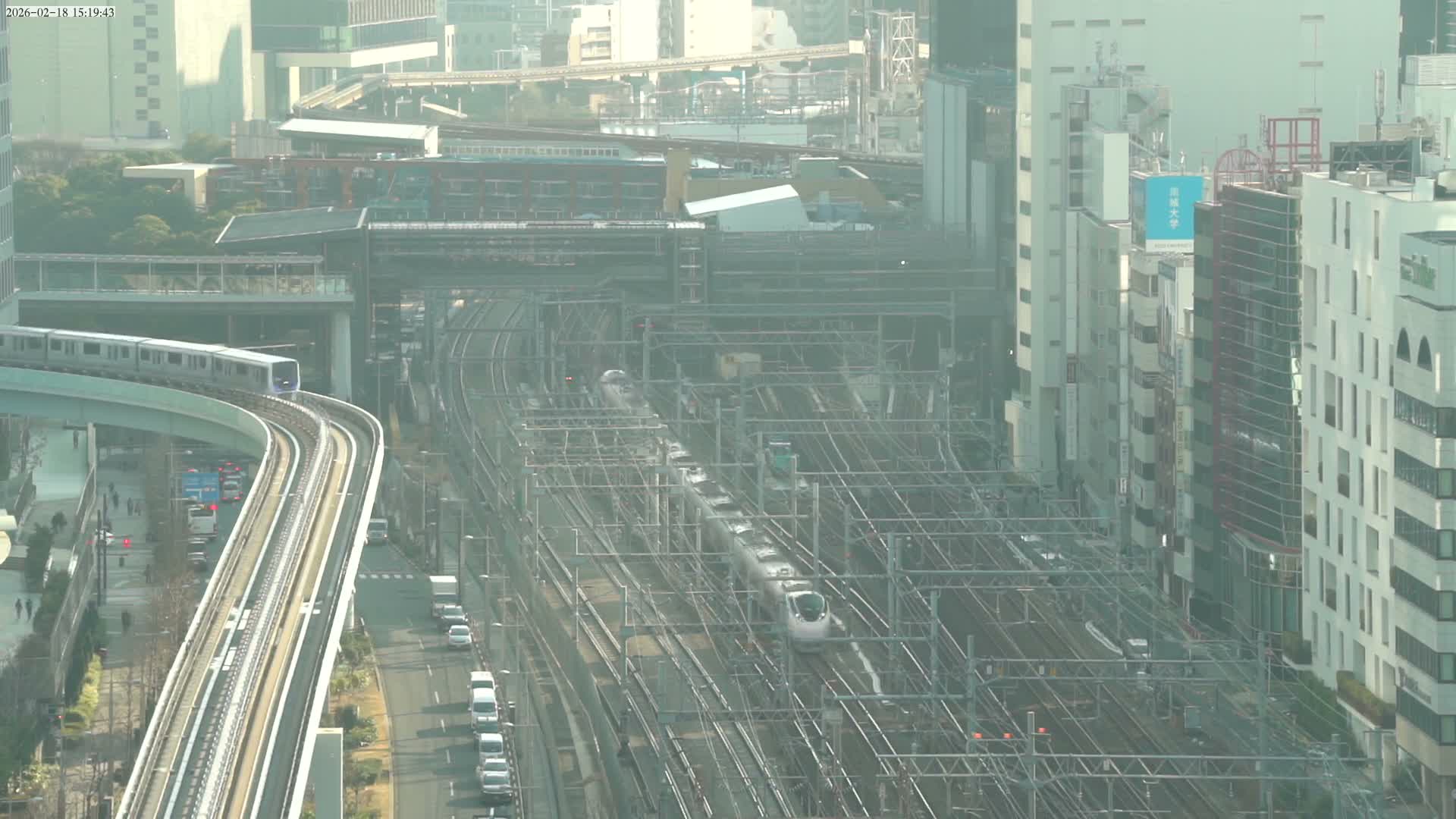 Tokyo, Hamamatsucho  Railway Station & Hamamatsucho Neighborhood ( 東京、浜松町駅と浜松町周辺 ) Live Cam - Hamamatsucho, Minato-ku, Tokyo, Kantō, Honshu, Japan