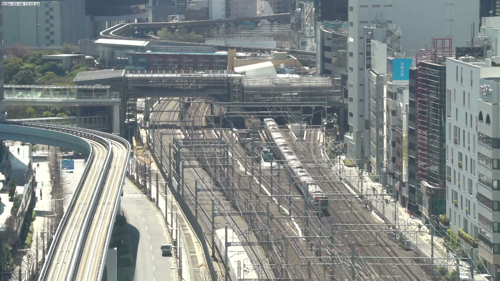 Tokyo, Hamamatsucho  Railway Station & Hamamatsucho Neighborhood ( 東京、浜松町駅と浜松町周辺 ) Live Cam - Hamamatsucho, Minato-ku, Tokyo, Kantō, Honshu, Japan