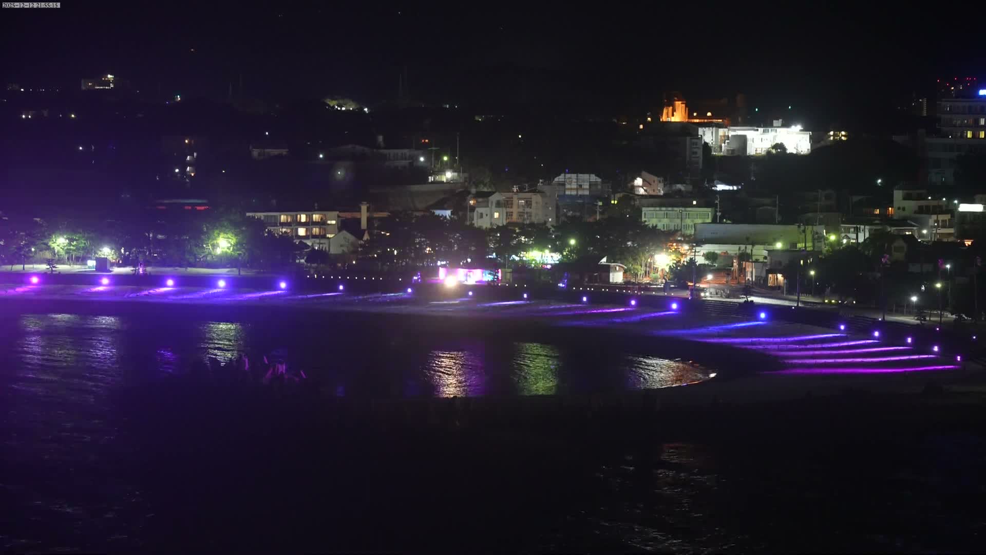 Wakayama, Shirahama Town & Beach ( 和歌山県白浜町とビーチ ) Skyline Live Cam - Shirahama, Nishimuro, Wakayama, Kansai, Honshu, Japan