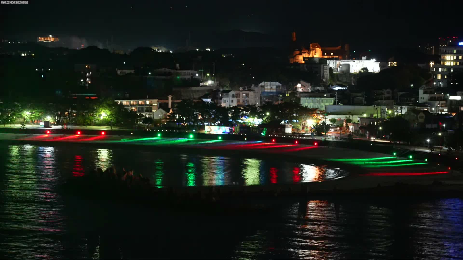 Wakayama, Shirahama Town & Beach ( 和歌山県白浜町とビーチ ) Skyline Live Cam - Shirahama, Nishimuro, Wakayama, Kansai, Honshu, Japan