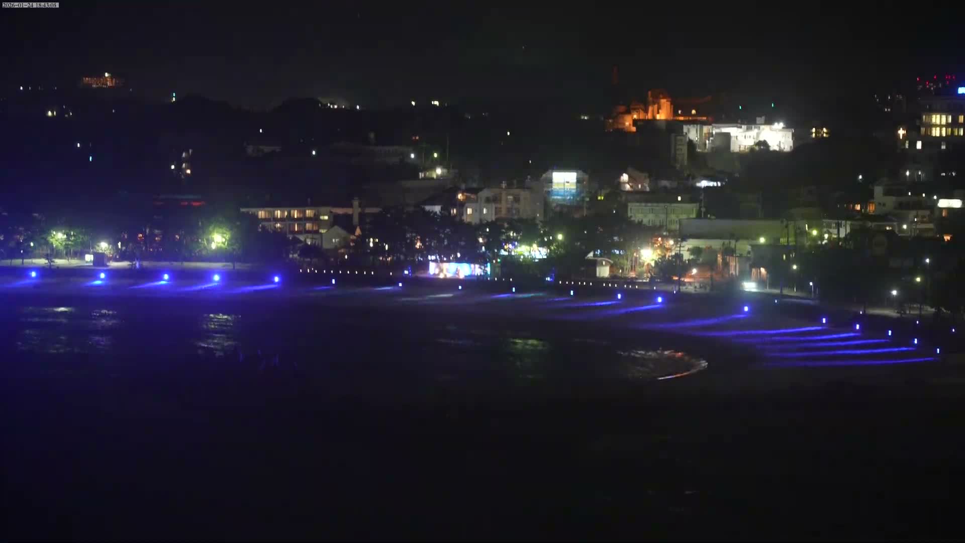 Wakayama, Shirahama Town & Beach ( 和歌山県白浜町とビーチ ) Skyline Live Cam - Shirahama, Nishimuro, Wakayama, Kansai, Honshu, Japan