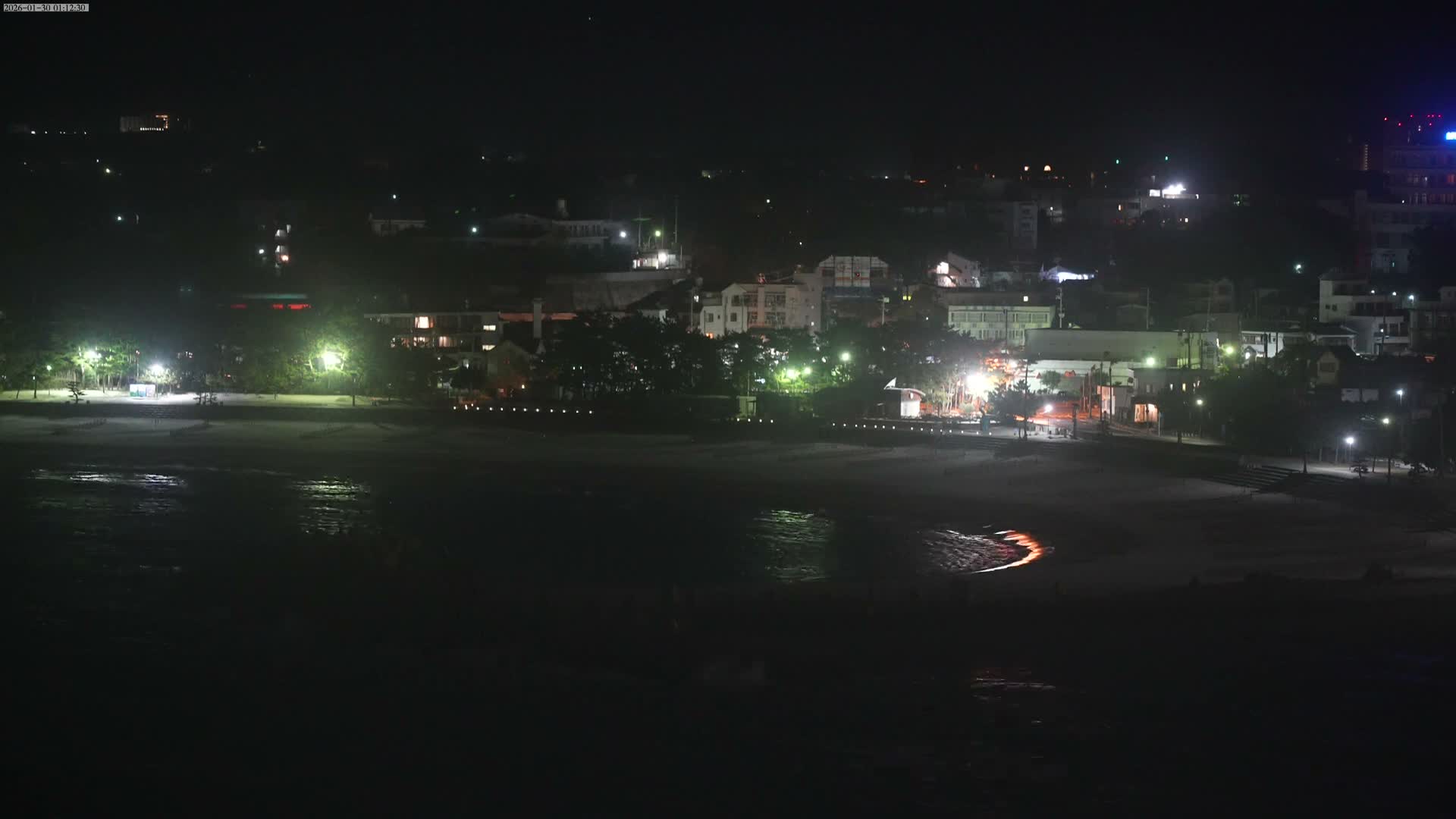 Wakayama, Shirahama Town & Beach ( 和歌山県白浜町とビーチ ) Skyline Live Cam - Shirahama, Nishimuro, Wakayama, Kansai, Honshu, Japan