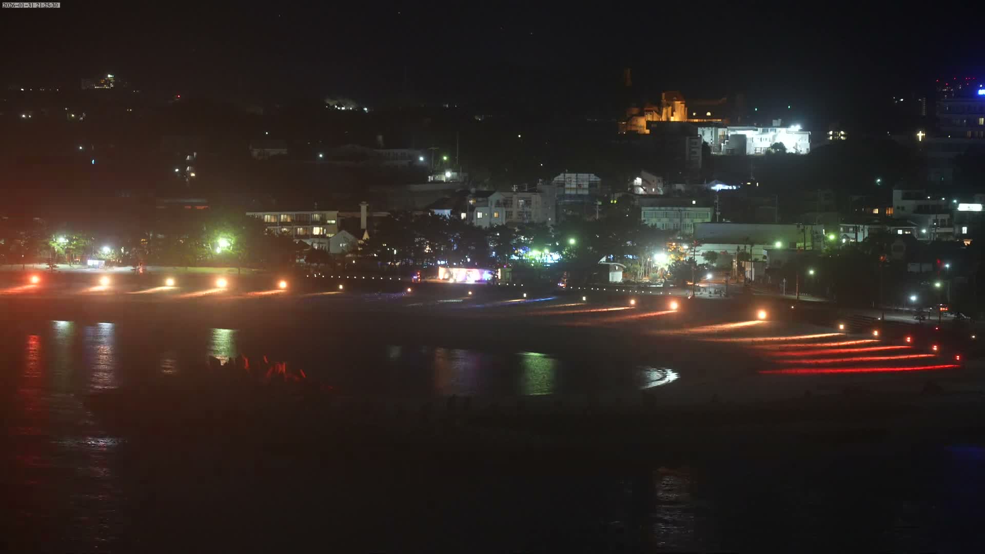 Wakayama, Shirahama Town & Beach ( 和歌山県白浜町とビーチ ) Skyline Live Cam - Shirahama, Nishimuro, Wakayama, Kansai, Honshu, Japan