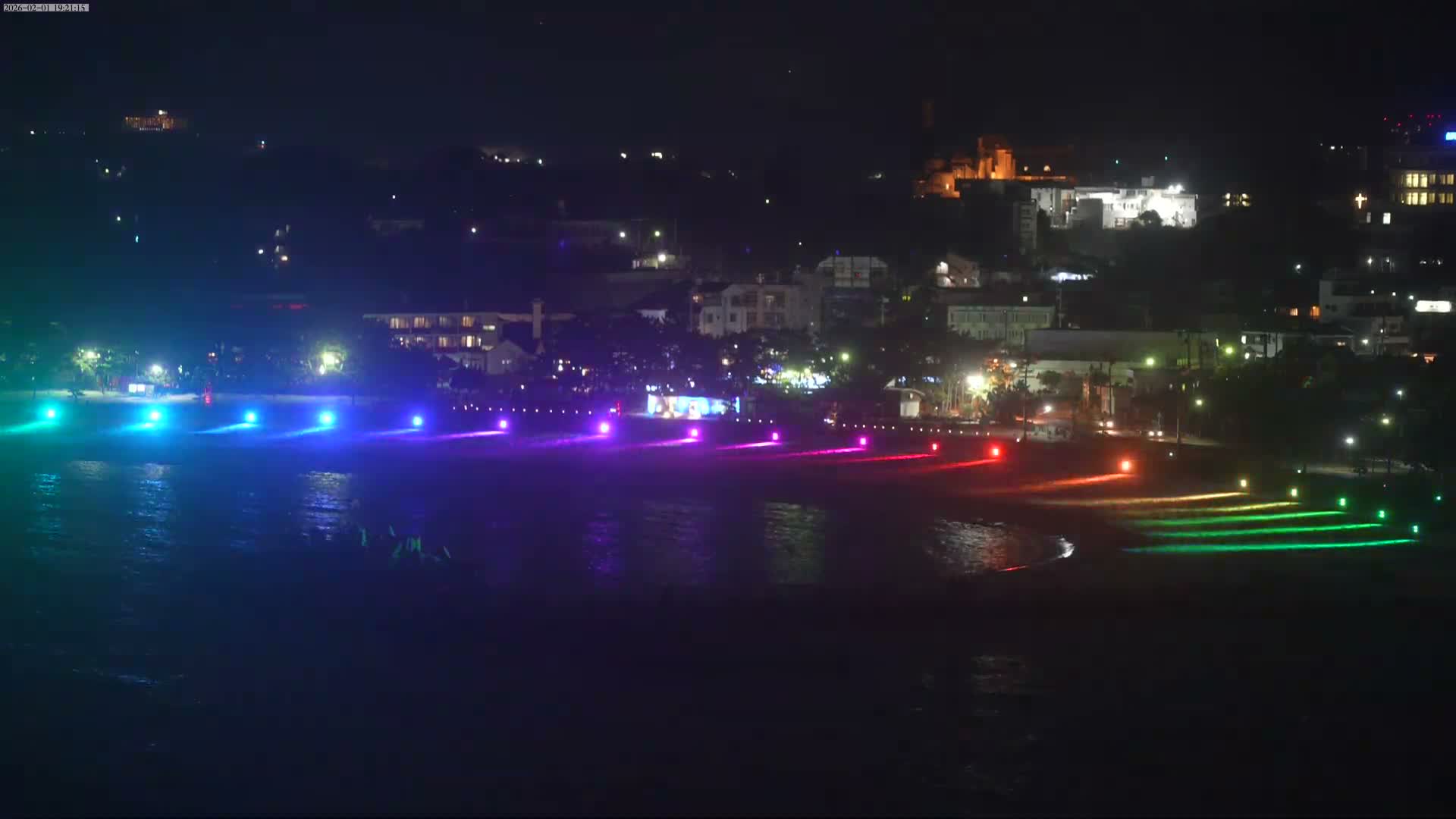 Wakayama, Shirahama Town & Beach ( 和歌山県白浜町とビーチ ) Skyline Live Cam - Shirahama, Nishimuro, Wakayama, Kansai, Honshu, Japan