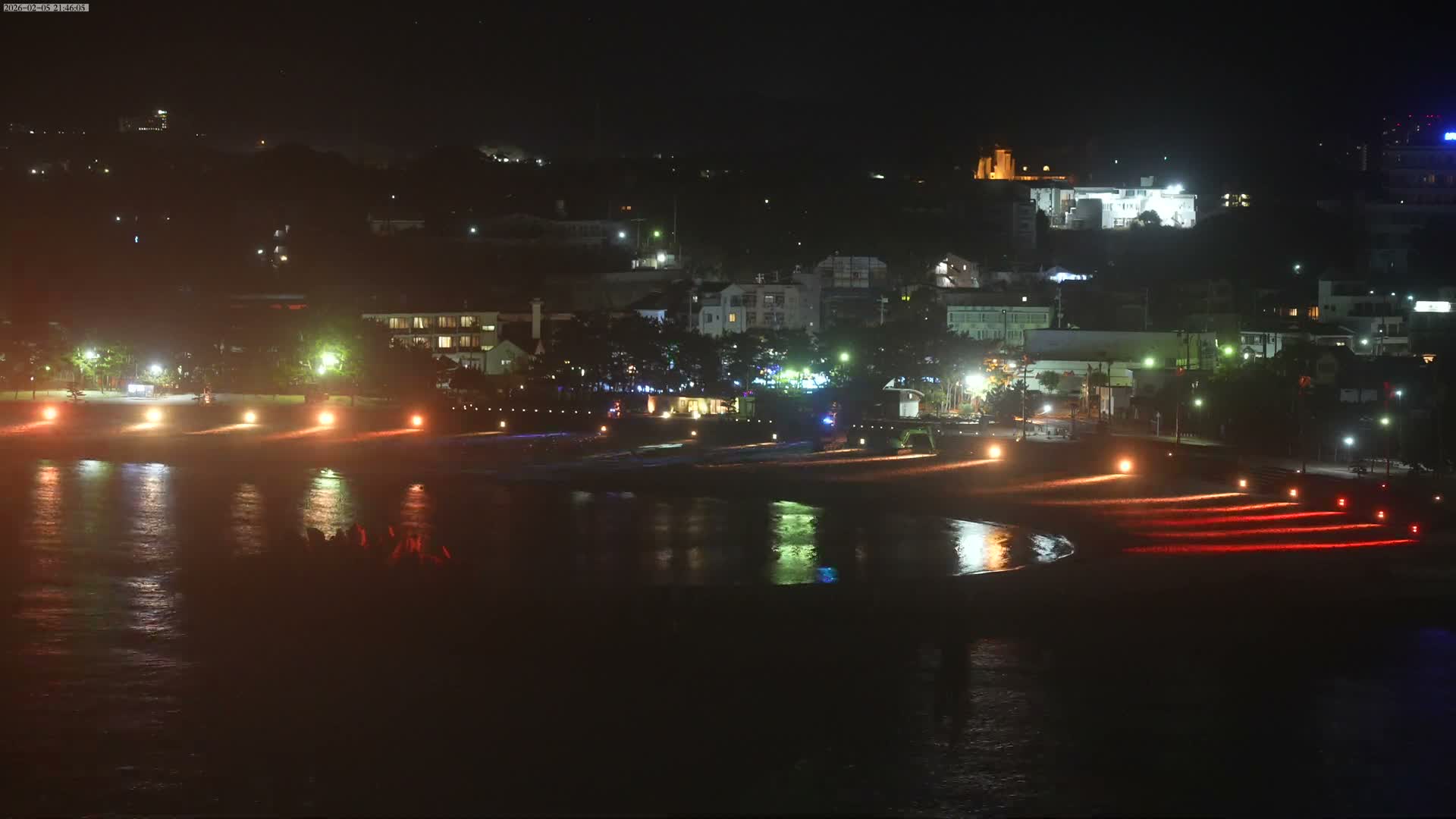 Wakayama, Shirahama Town & Beach ( 和歌山県白浜町とビーチ ) Skyline Live Cam - Shirahama, Nishimuro, Wakayama, Kansai, Honshu, Japan