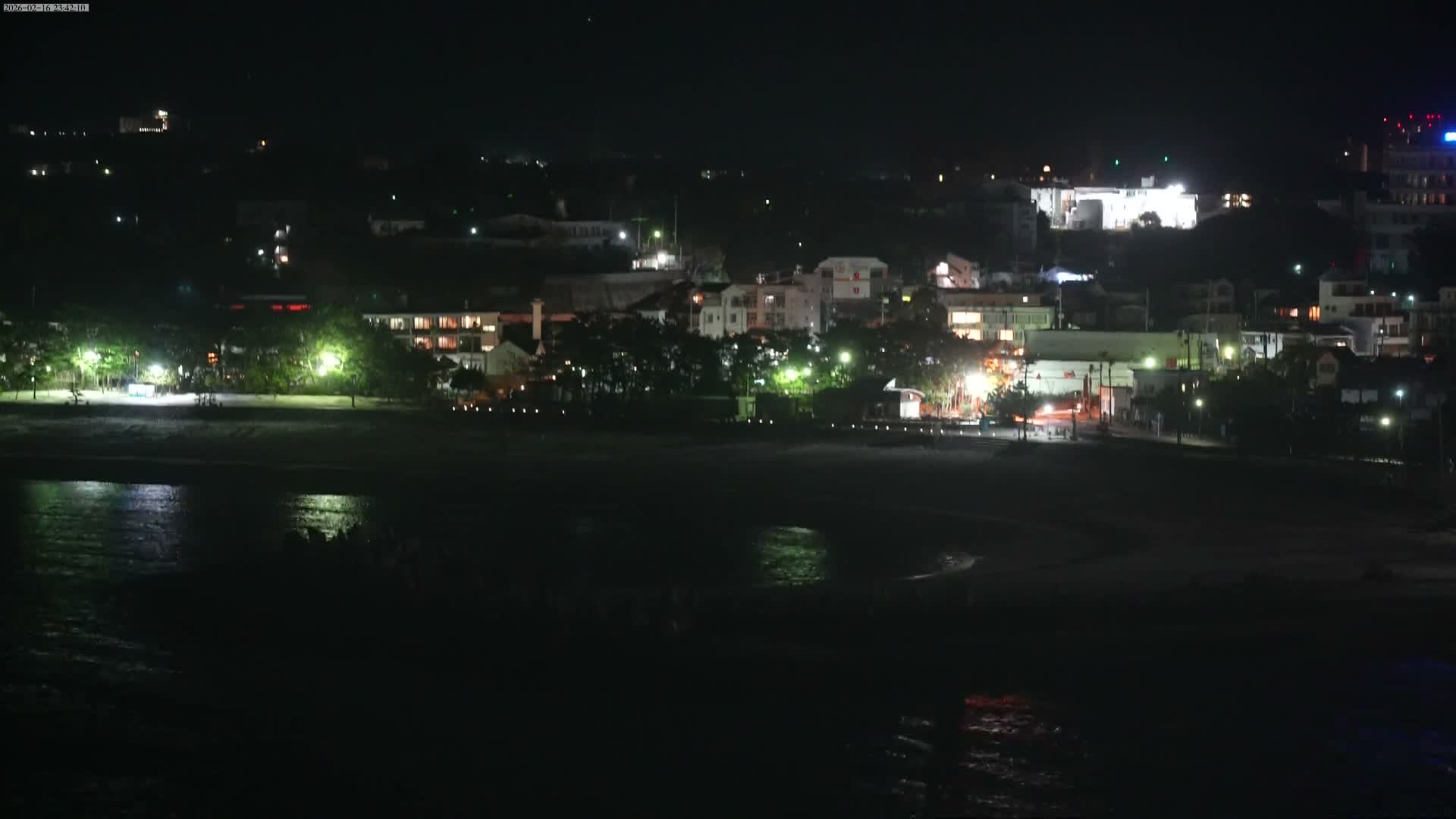 Wakayama, Shirahama Town & Beach ( 和歌山県白浜町とビーチ ) Skyline Live Cam - Shirahama, Nishimuro, Wakayama, Kansai, Honshu, Japan